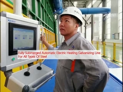 সমস্ত ধরণের ইস্পাতের জন্য সম্পূর্ণরূপে নিমজ্জিত স্বয়ংক্রিয় বৈদ্যুতিক হিটিং গ্যালভানাইজিং লাইন