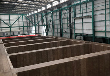 ক্রমাগত Galvanizing লাইন জন্য 7.0x1.2x2.2m হট ডুবন্ত জহুরাত ট্যাঙ্ক জিন ট্যাঙ্ক