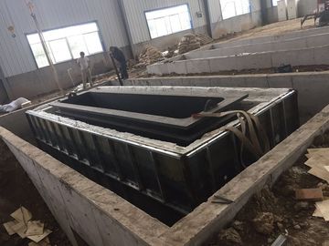 চলমান গতি 10-20 মি / হট ডুব Galvanizing মেশিন শেলিং ট্যাঙ্ক সঙ্গে ইস্পাত স্তর