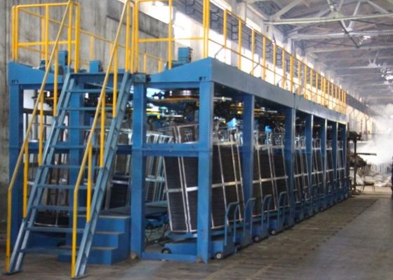 ইস্পাত তারের উত্পাদন 45kw 0.8 মিমি হট ডুব গ্যালভানাইজিং লাইন